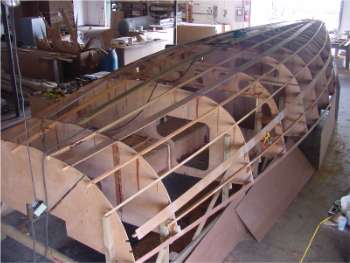 Didi 38 radius chine plywood boat plans for amateur builders